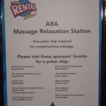 Chair Massage Sponsorship Sign